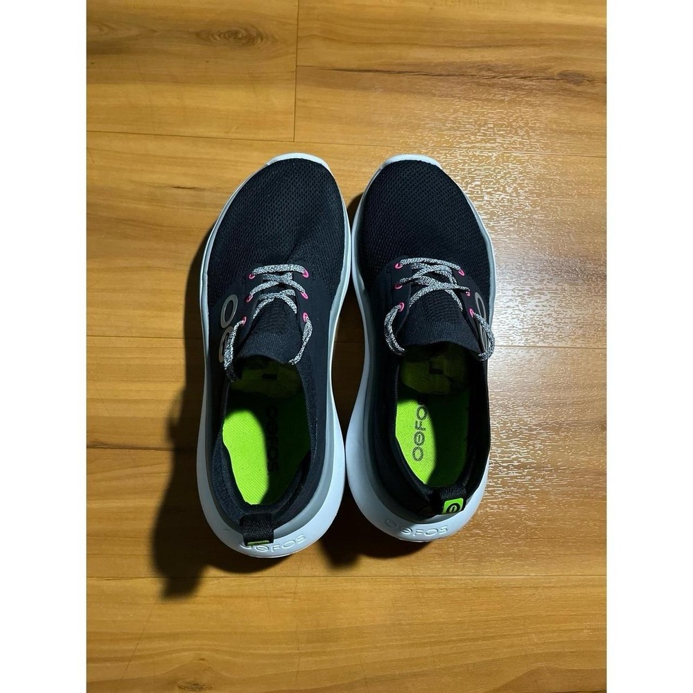 Womens OOFOS OO Stride Active Recovery Athletic Slip On Lace Up Shoes - Picture 4 of 6